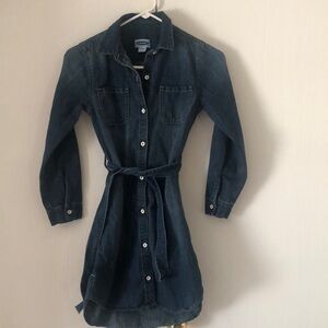 Girls old navy fall denim chambray jean dress